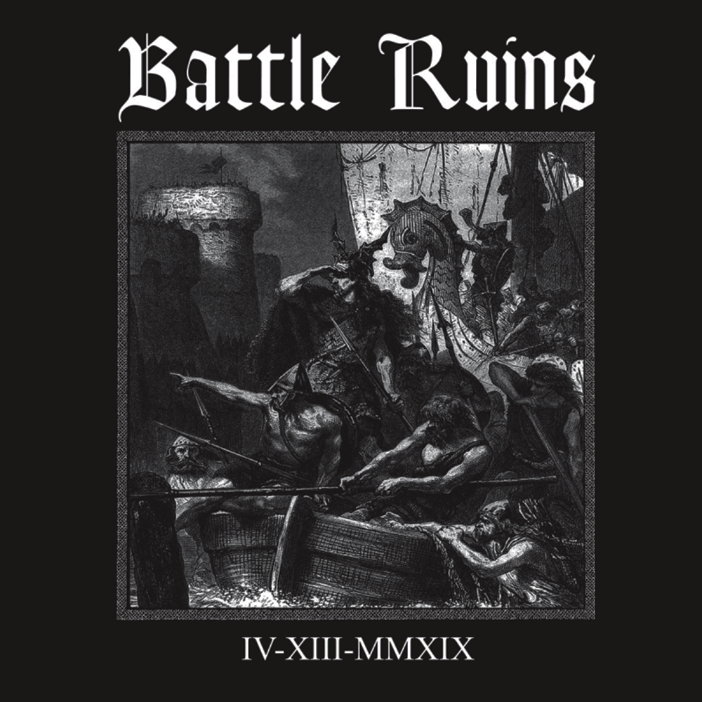 Battle Ruins "IV-XIII-MMXIX" 10"LP (ultra clear with black Splatter, lim. 450) - Spirit of the Streets