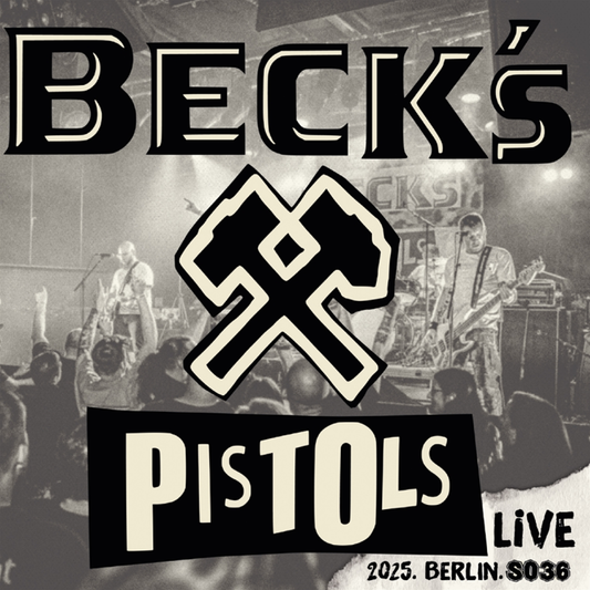 Beck's Pistols "Live 2025 Berlin SO36" Doppel 10" LP (green w/black & white Splatter)