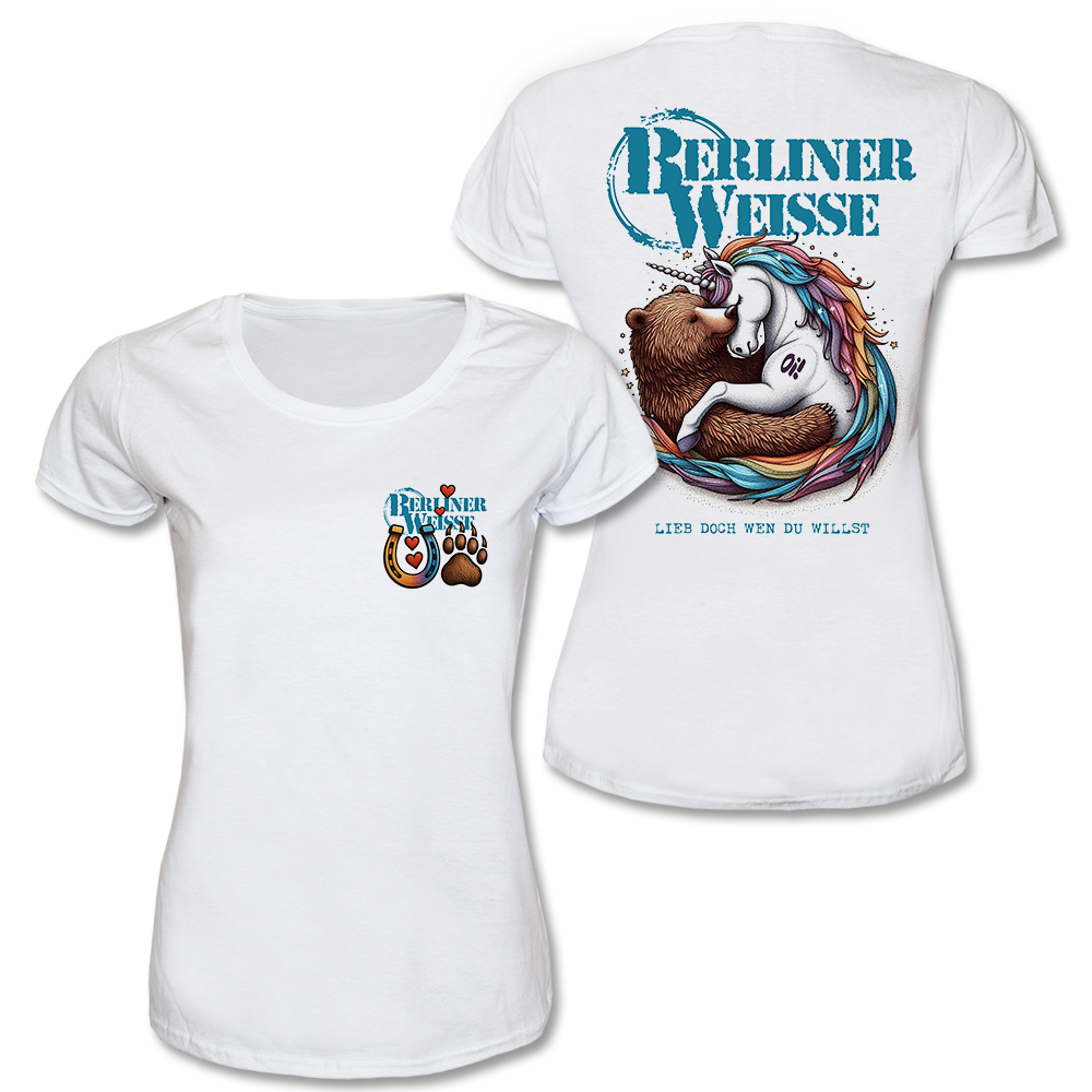 Berliner Weisse "Einhorn (LDWDW)" Girlie Shirt (white)