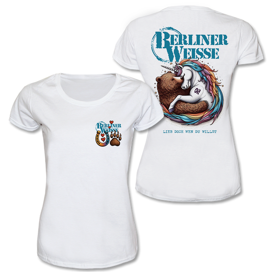 Berliner Weisse "Einhorn (LDWDW)" Girlie Shirt (white)