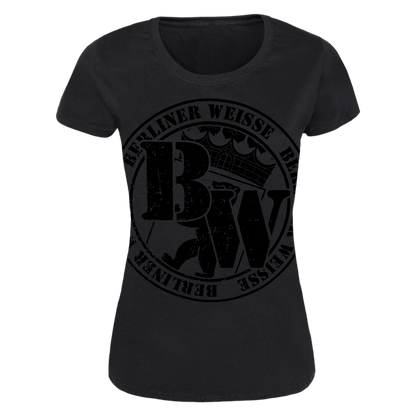 Berliner Weisse "Logo rund" Girly (black on black) - Spirit of the Streets
