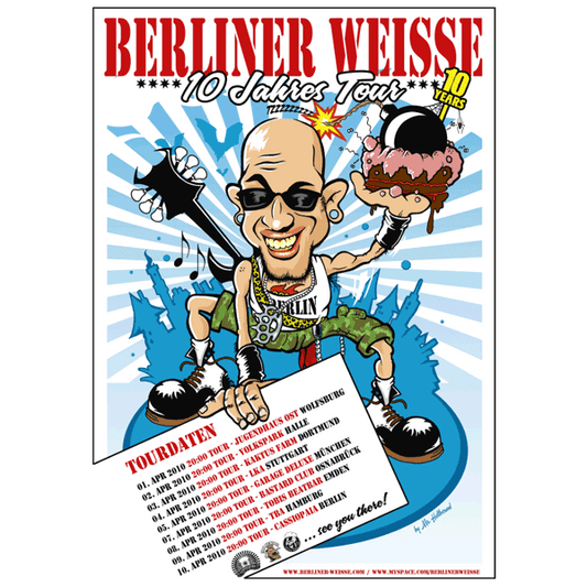 Berliner Weisse "Tour 2010" - Poster (gefaltet)