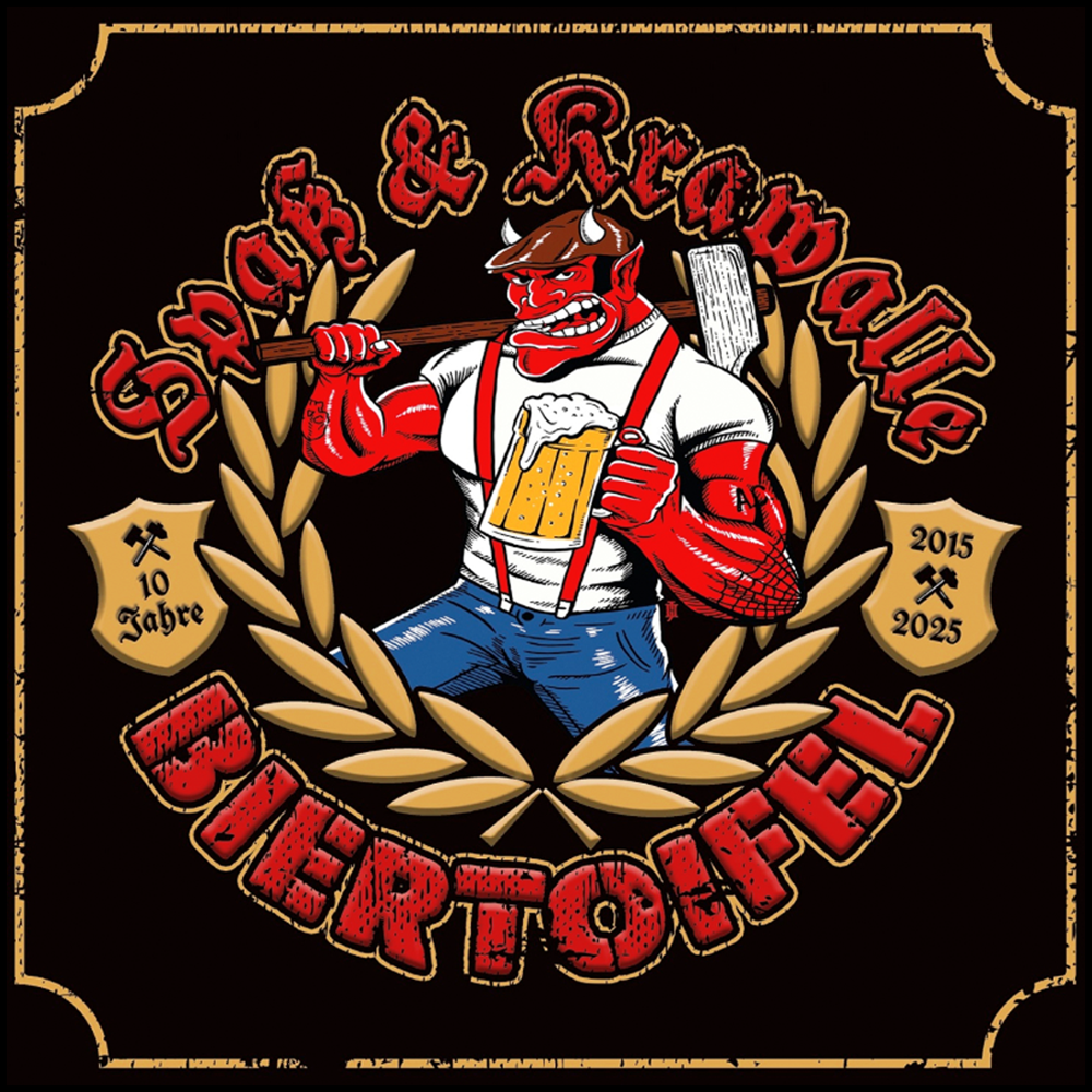 Biertoifel "Fun &amp; Riots" LP (white/gold splatter)