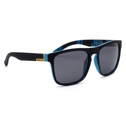 Retrobrille / Sonnenbrille (black/blue)