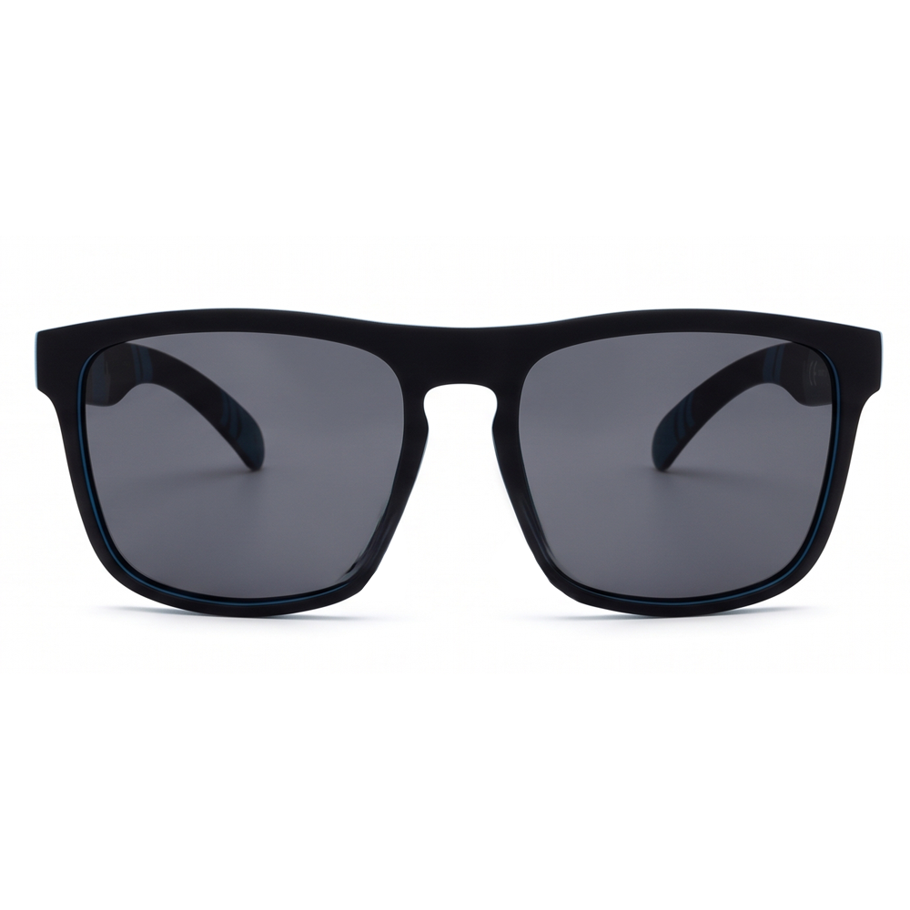 Retrobrille / Sonnenbrille (black/blue)