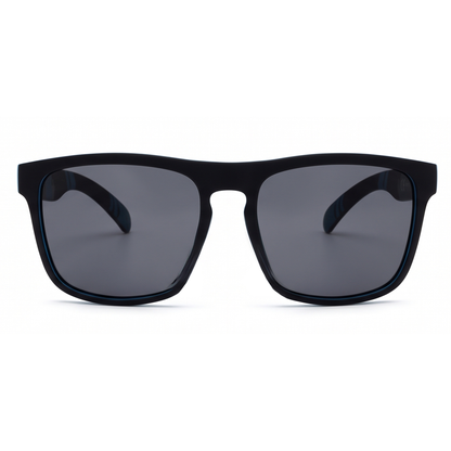 Retrobrille / Sonnenbrille (black/blue)