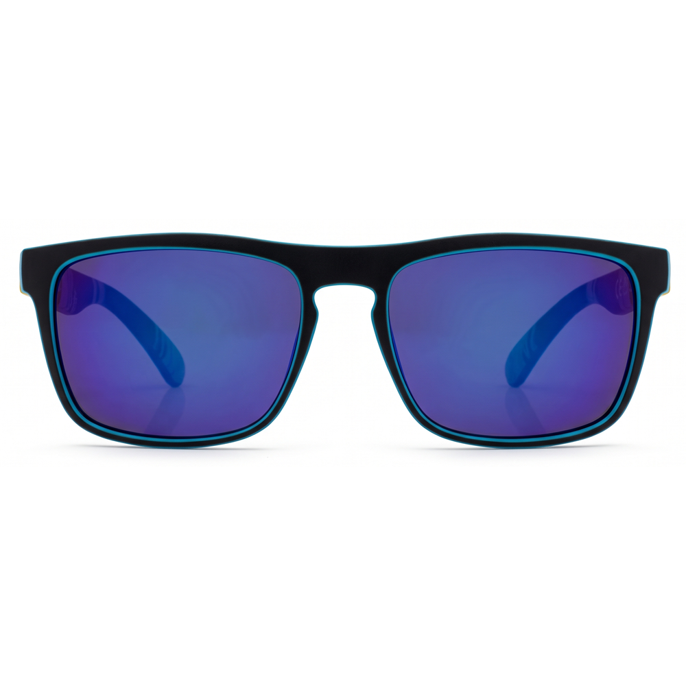 Retro Sonnenbrille (Ice Blue Mirror)