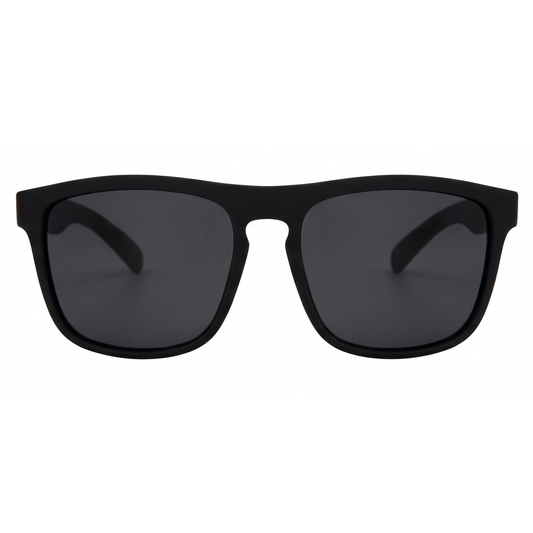 Retro glasses / sunglasses (black/black)