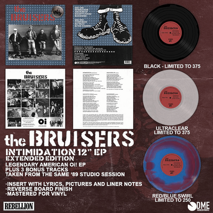 Bruisers, The "Intimidation" (Extended Edition, RP) 12" (black)