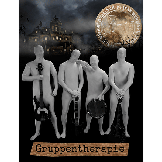 Berliner Weisse "Gruppentherapie" A3 Poster (gefaltet)