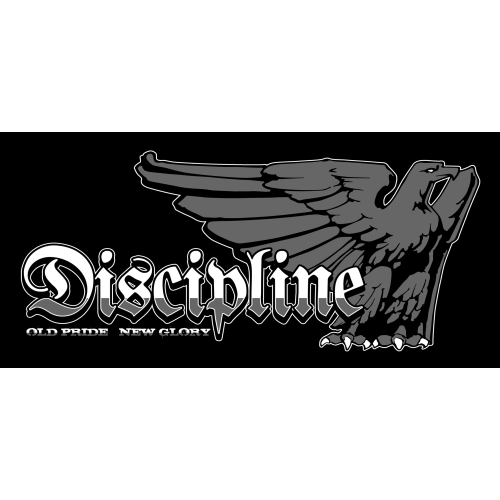 Discipline "Old Pride..." (21cm) Aufkleber 061