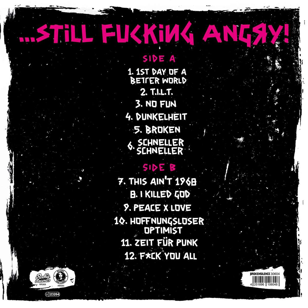 Fucking Angry "Still fucking angry!" LP (schwarz)