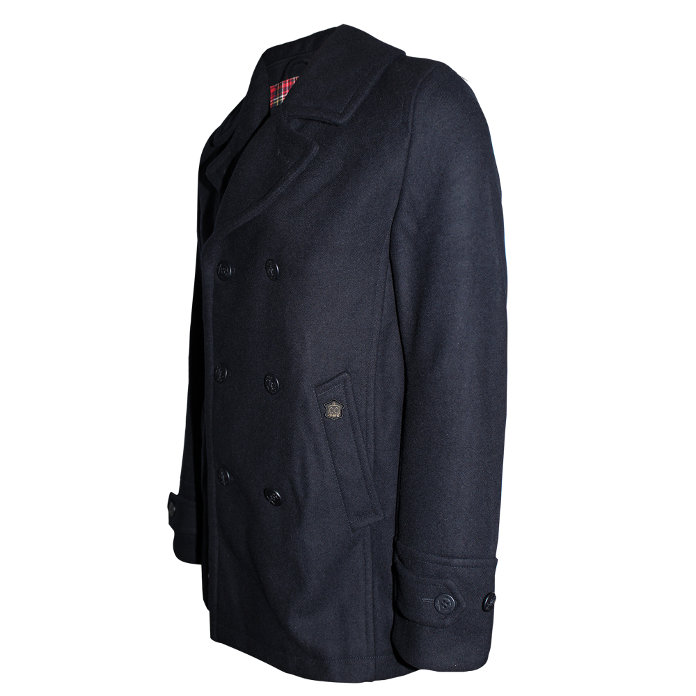Merc "Doyle" Pea Coat (dark navy)