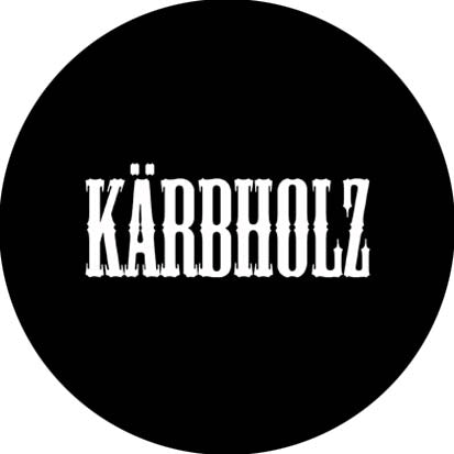 Kärbholz (3) - Schriftzug Button (2,5 cm) 103 NEU