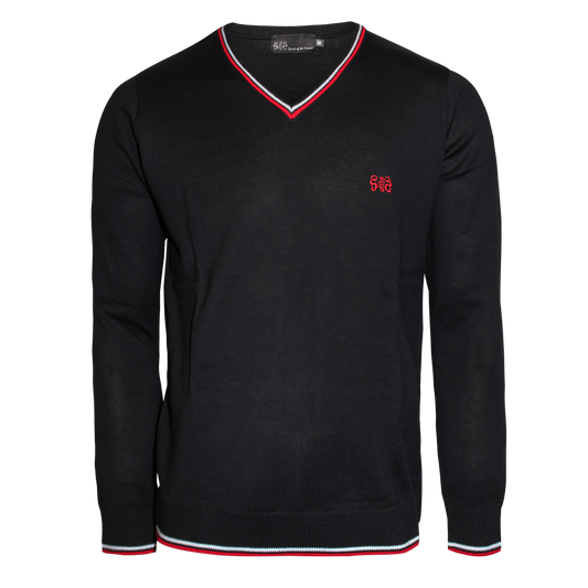 Spirit of the Streets "Premium" Jumper (schwarz rot/weiße Streifen)