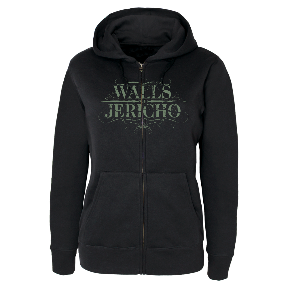 Walls of Jericho "Chainsaw" Girly Zip Hoody