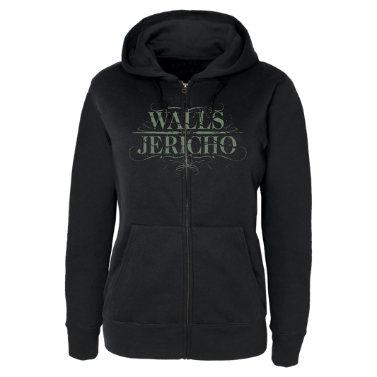 Walls of Jericho "Chainsaw" Girly Zip Hoody