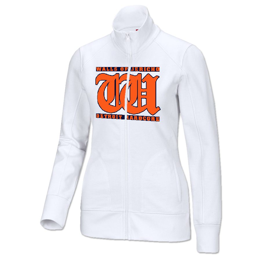 Walls of Jericho "Detroit" Girly Track Jacket (white)