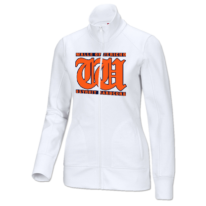 Walls of Jericho "Detroit" Girly Track Jacket (white)