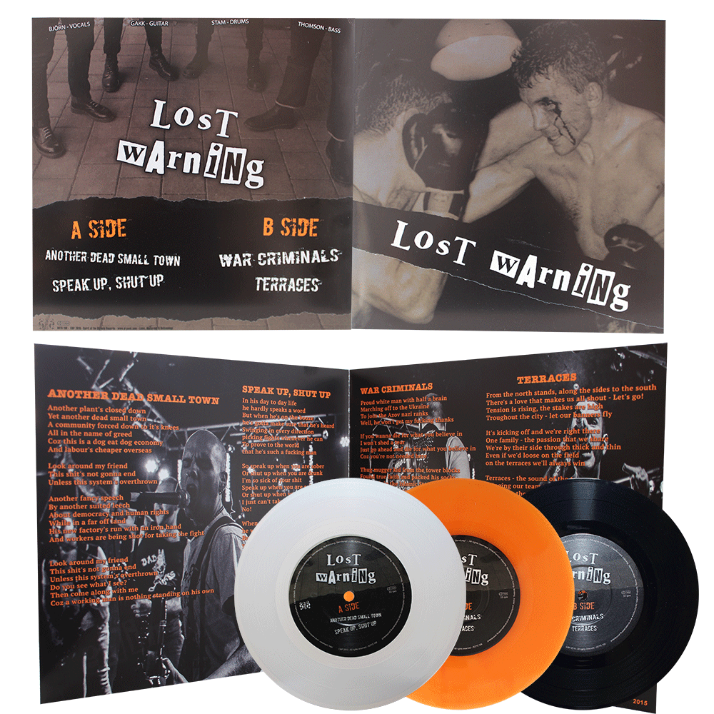Lost Warning "same" 7" EP (orange Vinyl, incl. DL Code)