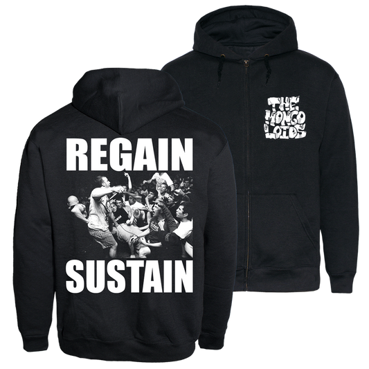 The Mongoloids "Regain Sustain" Zip Hoody (black)