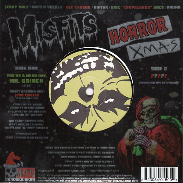 Misfits "Horror Xmas" EP 7" (lim. black)
