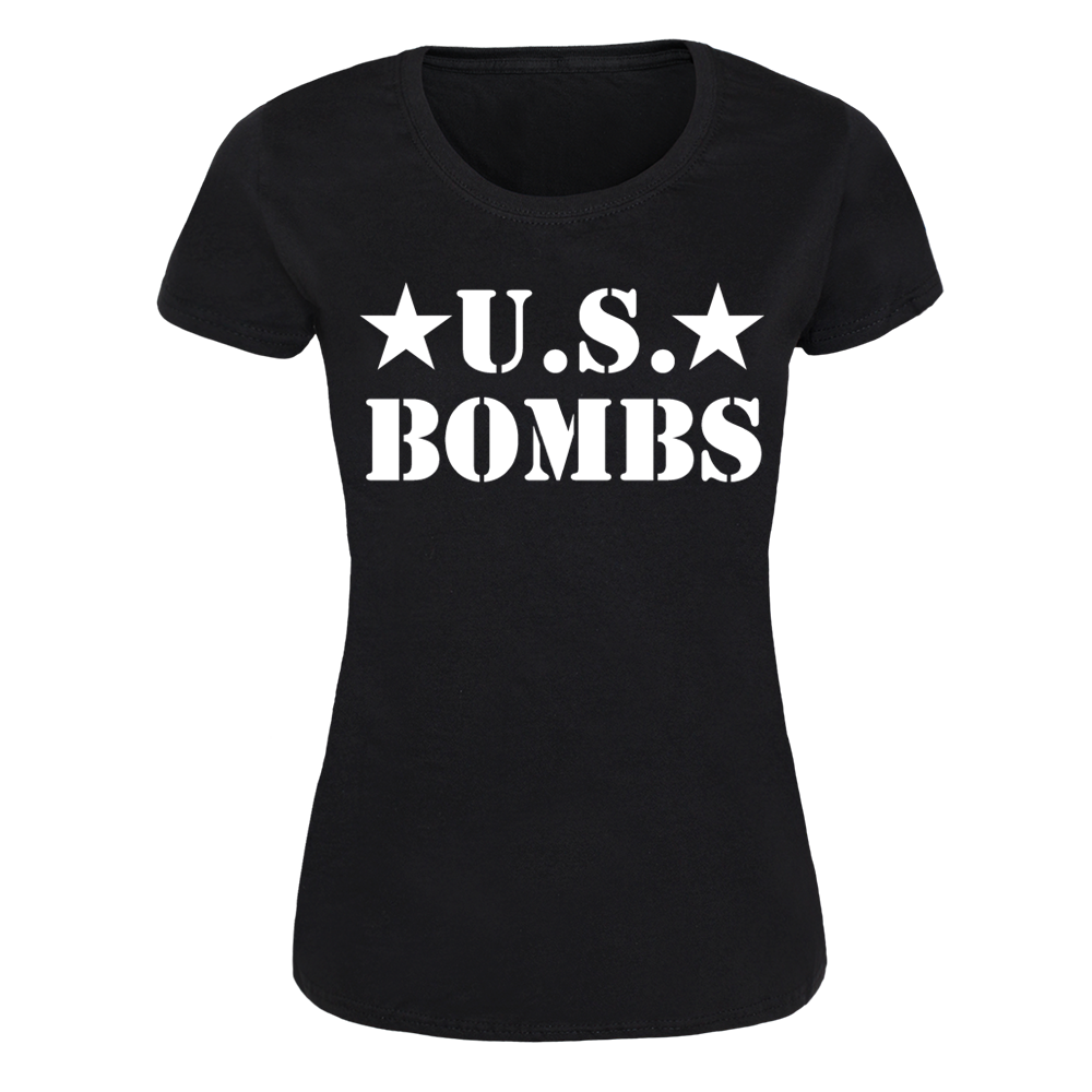 US Bombs "Logo" Girly Shirt (black)