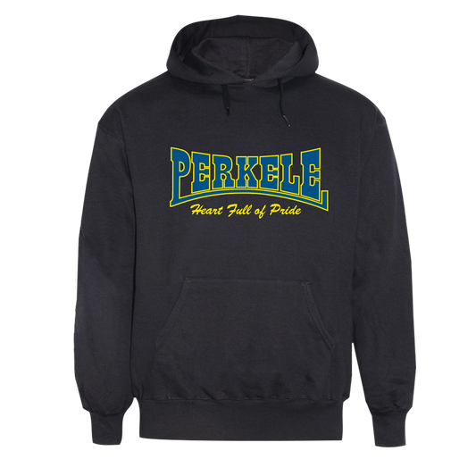Perkele "Heart full of Pride Logo" Kapu/Hooded (black)