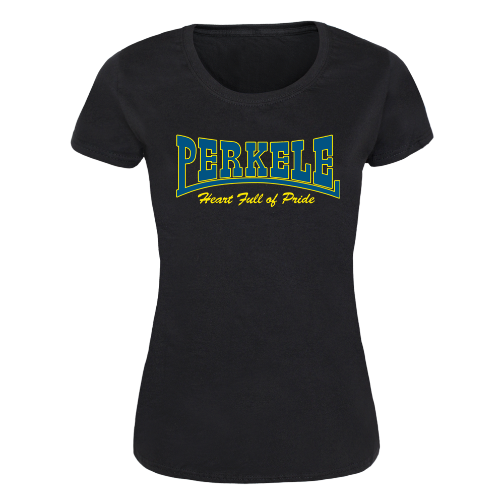 Perkele "Heart full of Pride" Girly-Shirt (black)