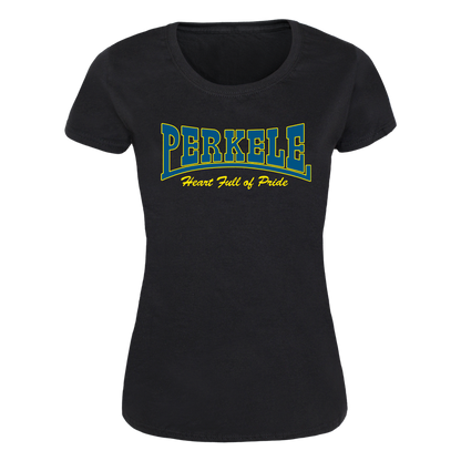 Perkele "Heart full of Pride" Girly-Shirt (black)