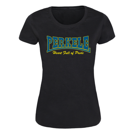 Perkele "Heart full of Pride" Girly-Shirt (black)