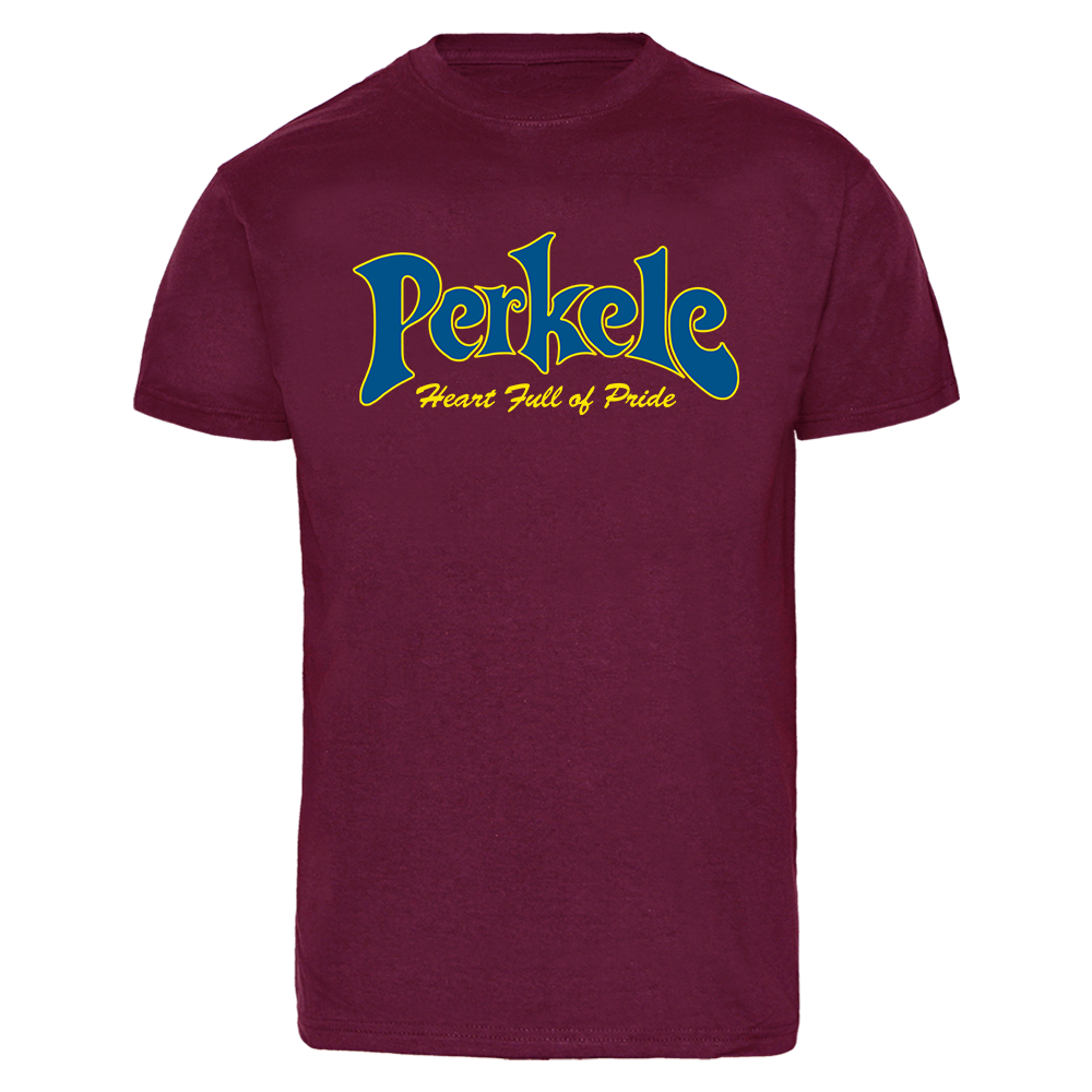 Perkele "Heart full of Pride New Logo" T-Shirt (bordeaux)