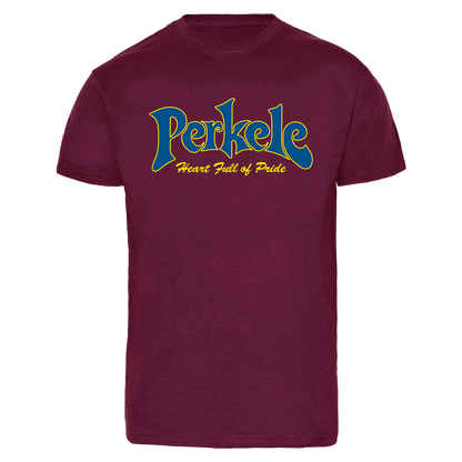 Perkele "Heart full of Pride New Logo" T-Shirt (bordeaux)