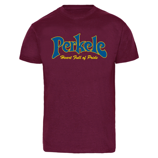 Perkele "Heart full of Pride New Logo" T-Shirt (bordeaux)