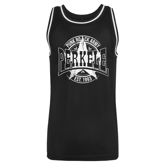 Perkele "Punk Rock Army 2" Mesh Tank Top (black)
