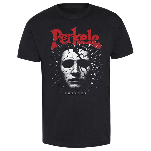 T-shirt Perkele « Théâtre (Masque) » (noir)