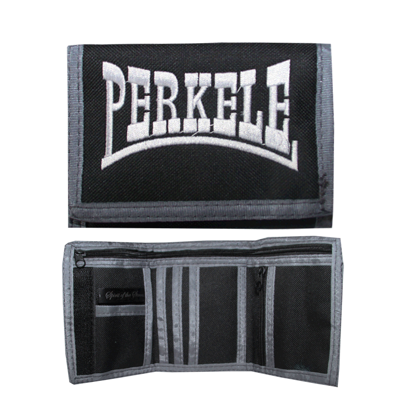 Geldbörse / Wallet "Perkele" (black/grey)