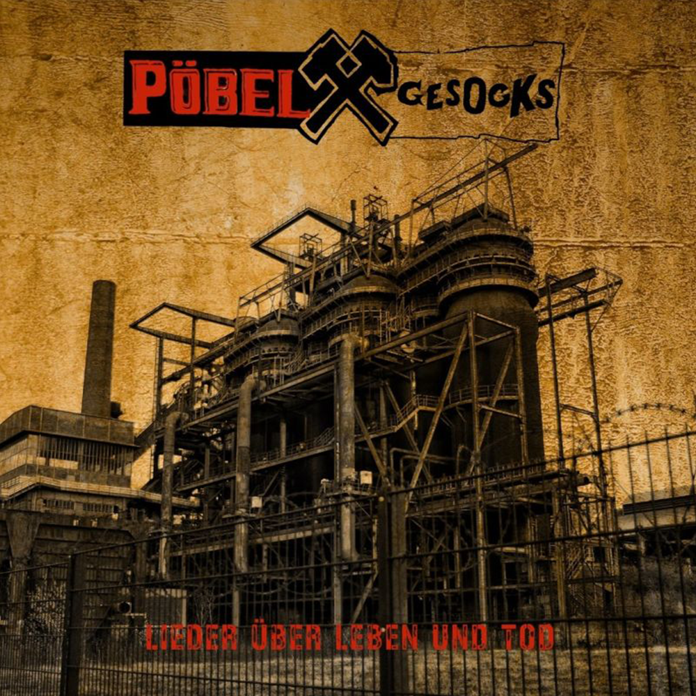 Pöbel &amp; Gesocks "Songs about Life and Death" LP (clear-blue marbled-swirl, RP)