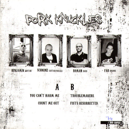 Pork Knuckles "Count me out!" EP 7" (lim. 300)