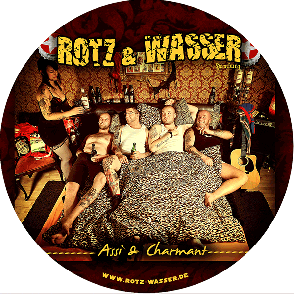 Rotz & Wasser "Assi und Charmant" PVC Aufkleber