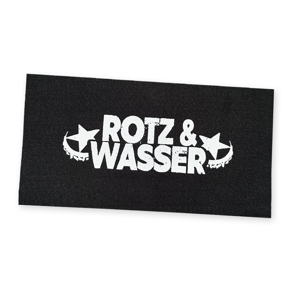 Rotz & Wasser "Logo" Patch / Stoffaufnäher (gedruckt)