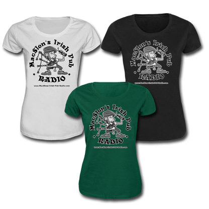 MacSlon's Irish Pub Radio "Logo" Girly Shirt