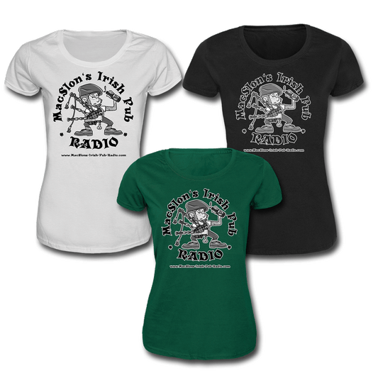 MacSlon's Irish Pub Radio "Logo" Girly Shirt