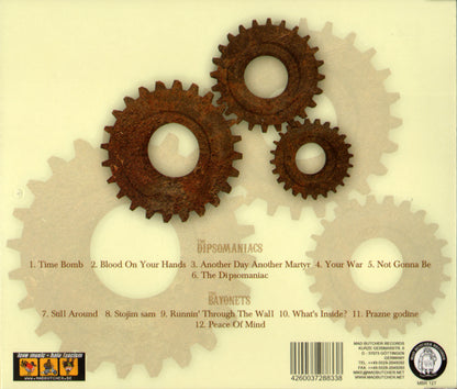 split Dipsomaniacs / The Bayonets "Well connected" CD