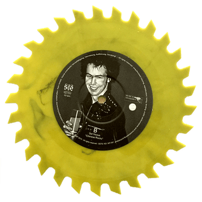 split Sid Vicious / Knox and The Pisstons "same" 7" (lim 500, colored, sawblade)