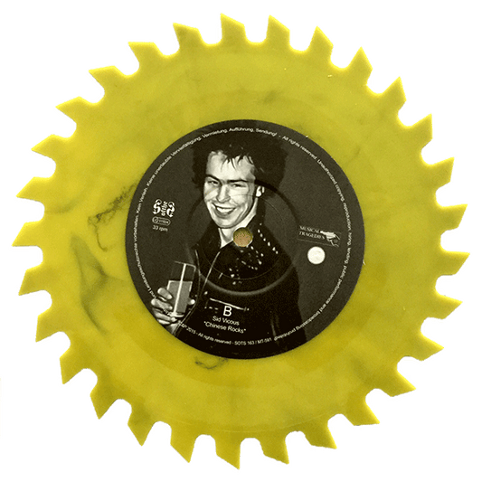 split Sid Vicious / Knox and The Pisstons "same" 7" (lim 500, colored, sawblade)