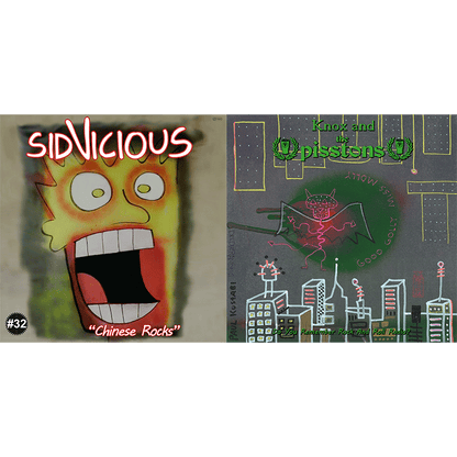 split Sid Vicious / Knox and The Pisstons "same" 7" (lim 500, colored, sawblade)