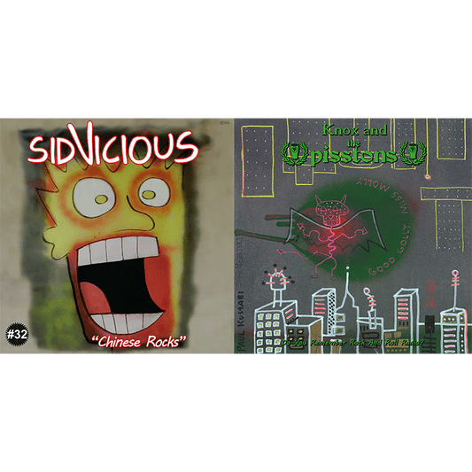 split Sid Vicious / Knox and The Pisstons "same" 7" (lim 500, colored, sawblade)