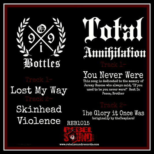 split 99 Bottles / Total Annihilation "same" EP 7" (+patch)