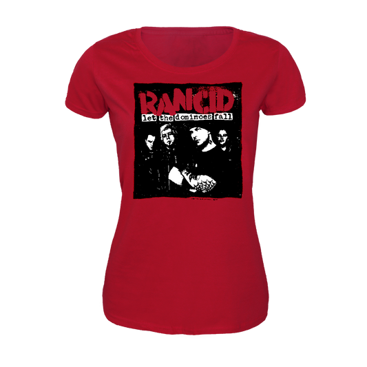 Rancid "Dominoes" Girly-Shirt (red)